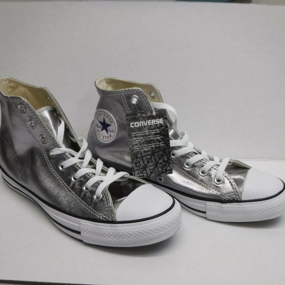 mens silver converse